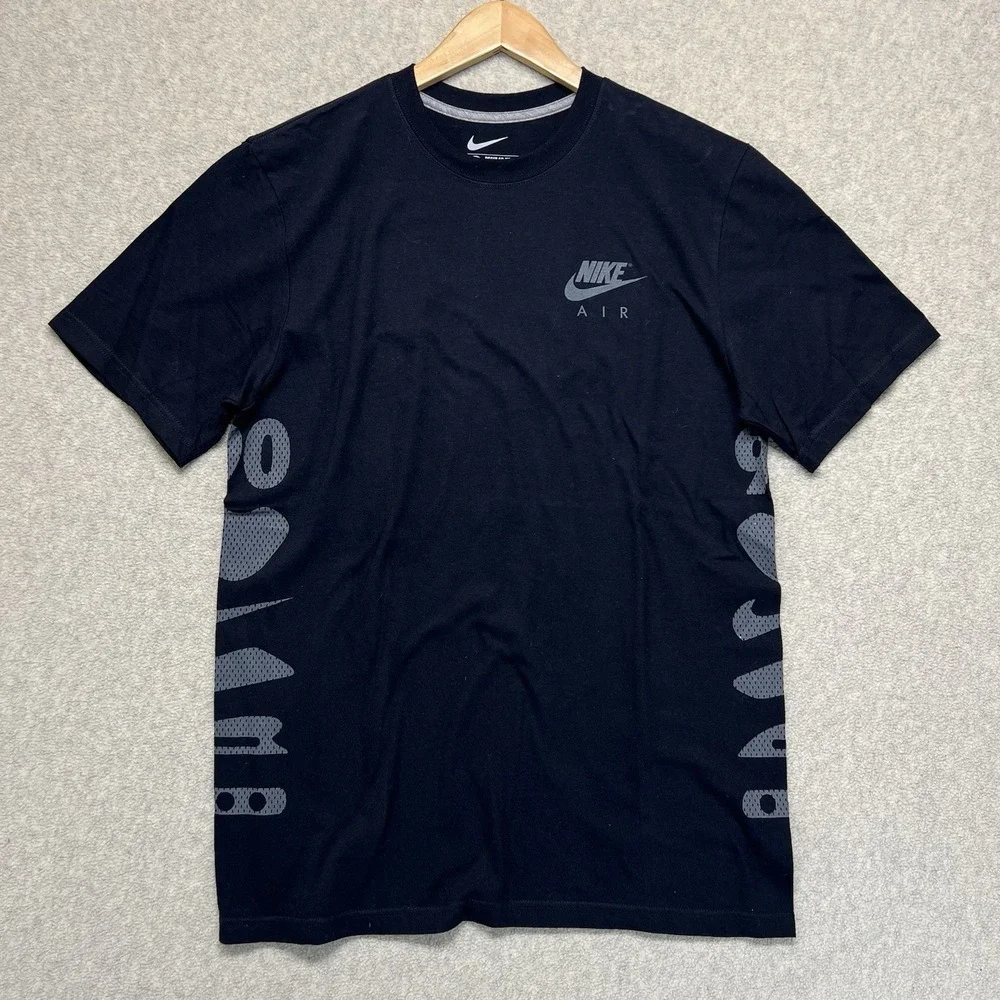 Nike T Shirt Bundle Mens Large Air Max‎ Graphic Black Gray Lot 2 Streetwear